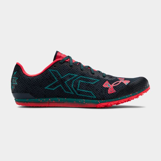 Under Armour Brigade XC Low Spikeless - Damske Bezecke Topanky - Námornícka Modrá/Tyrkysové